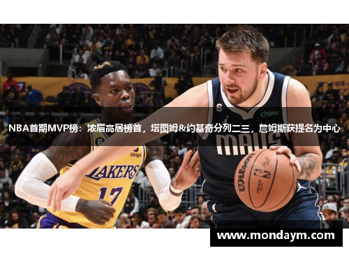 NBA首期MVP榜：浓眉高居榜首，塔图姆&约基奇分列二三，詹姆斯获提名为中心